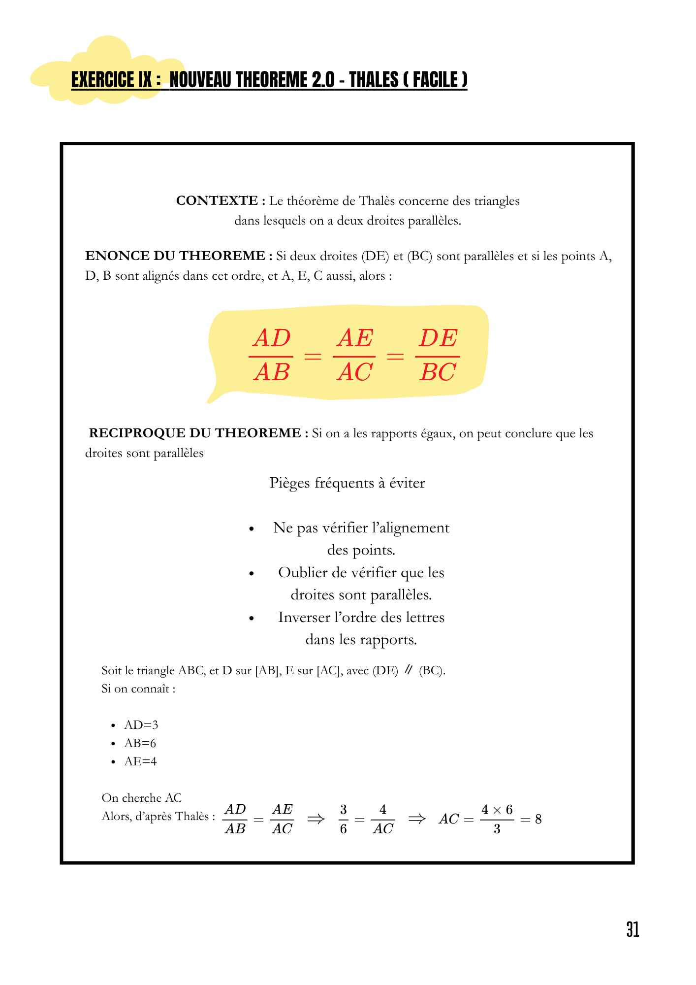 " Mon cahier de mathématiques 3ème "