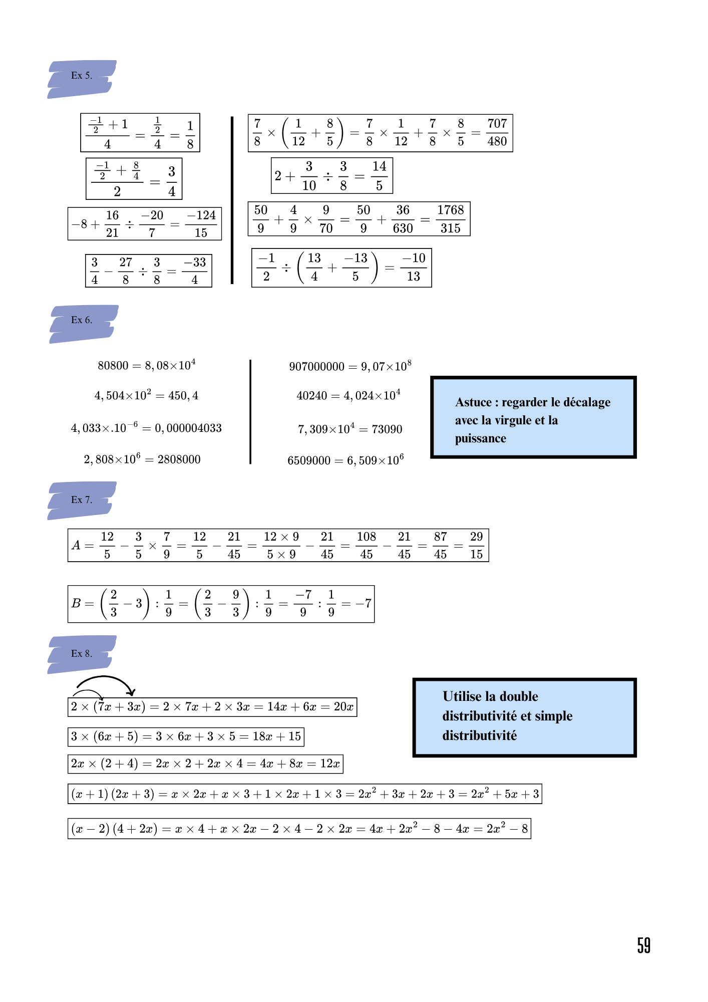 " Mon cahier de mathématiques 3ème "