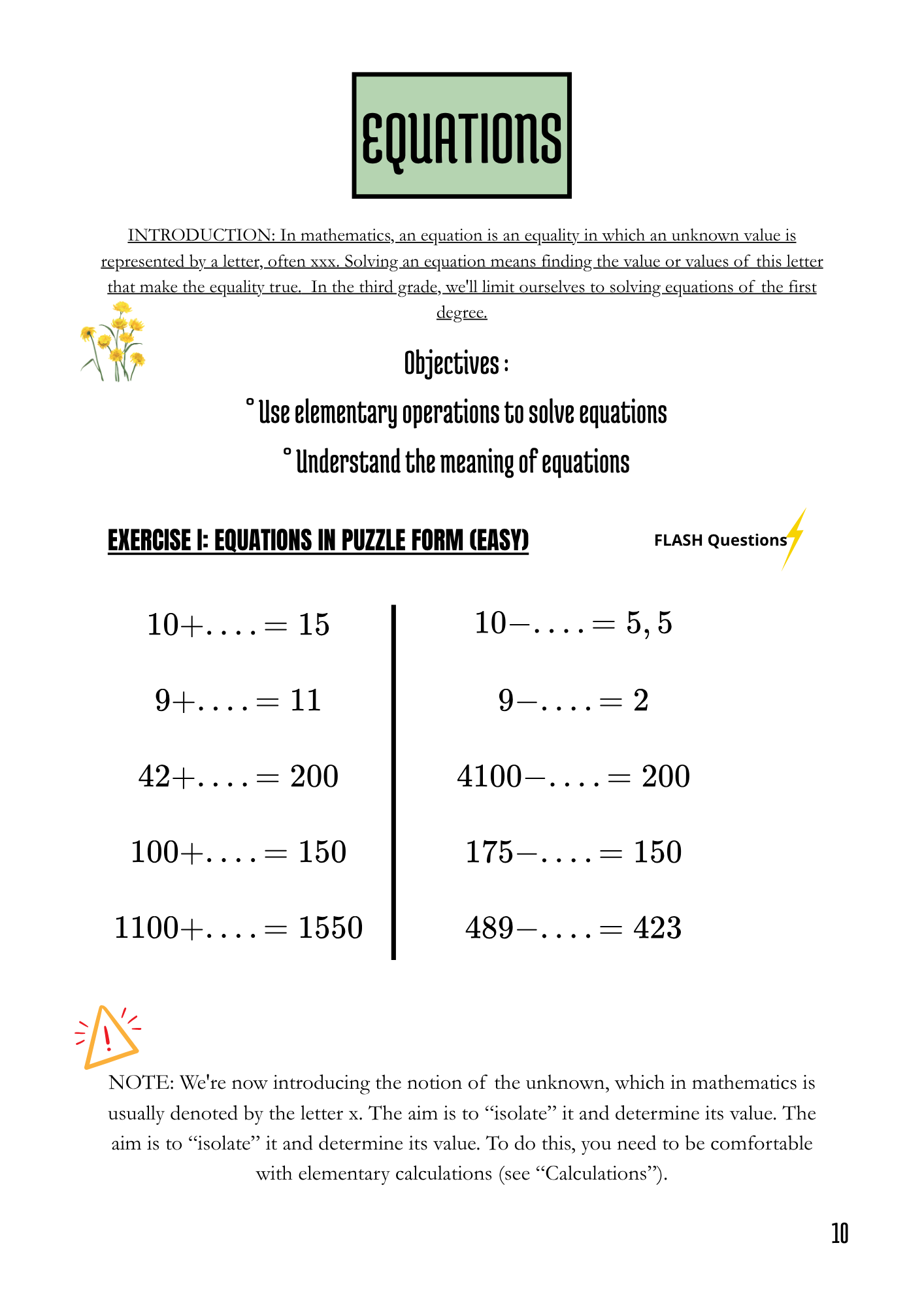 " My Mathematics Notebook - 9th grade " ( English Version )