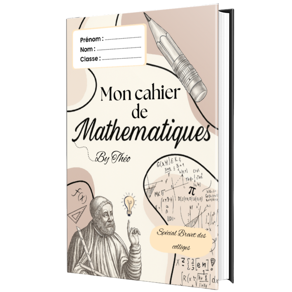 " Mon cahier de mathématiques 3ème "